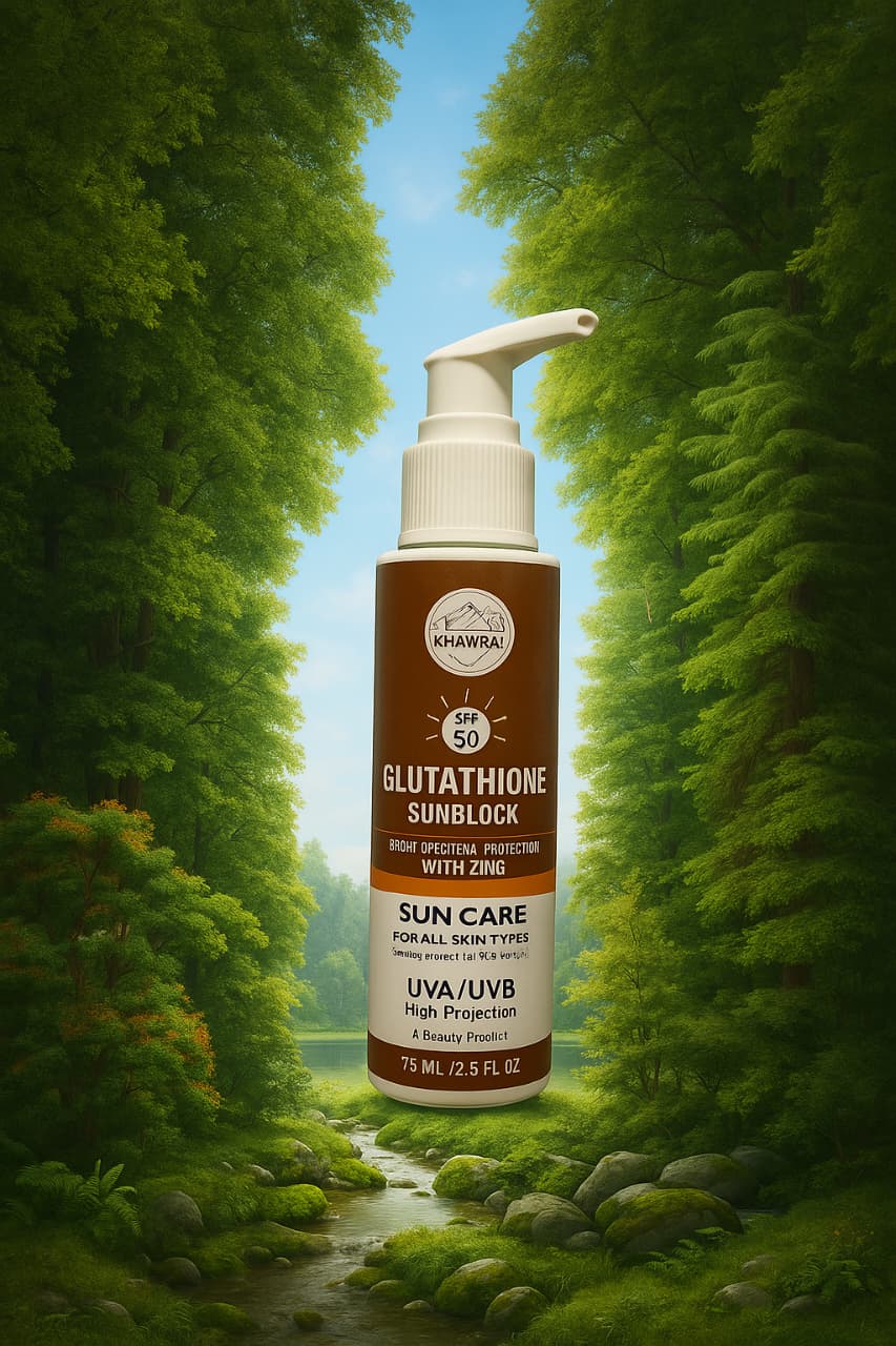 Khawrai Naturals Glutathione Sunblock SPF 50